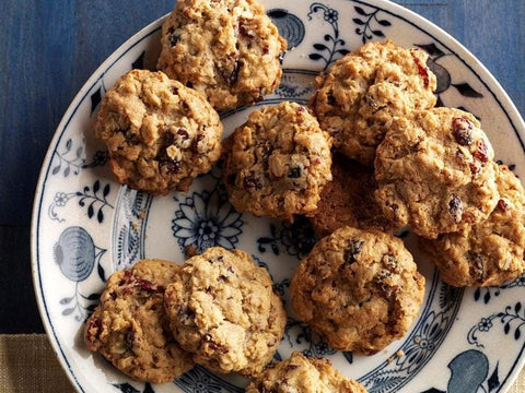 Biscuit à l'avoine, aux canneberges et aux pacanes