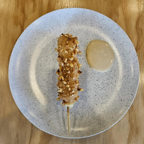 Pogos coréens de tempeh fumé
