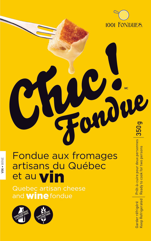 Fondue aux fromages, Chic! Fondue - Vin