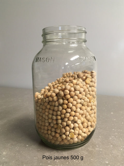 Pois jaunes bio, vrac