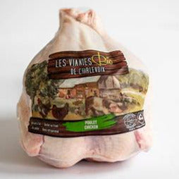 Poulet entier bio congelé