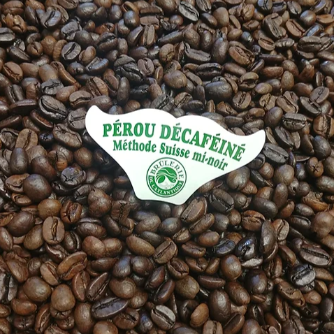 Café Pérou décaféiné Mi-noir, bio
