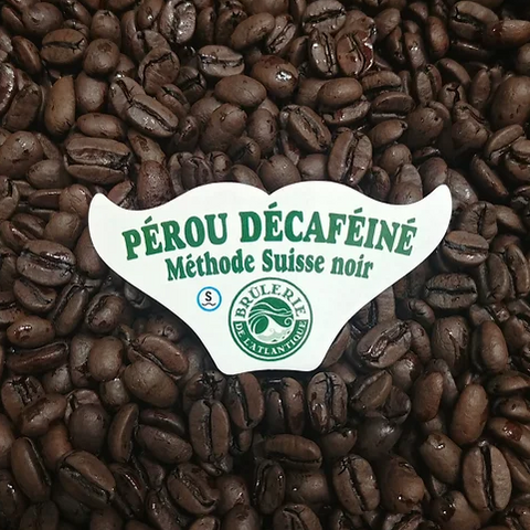 Café Pérou décaféiné noir, bio