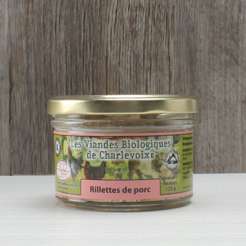 Rillette de porc bio