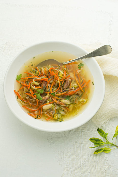 Soupe au chou et gingembre