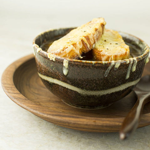 Soupe à l'oignon végétarienne