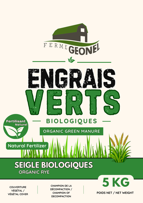 Engrais vert - Seigle d'automne bio