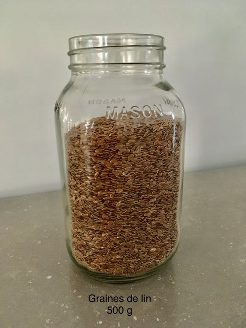 Graine de lin du Québec bio, vrac