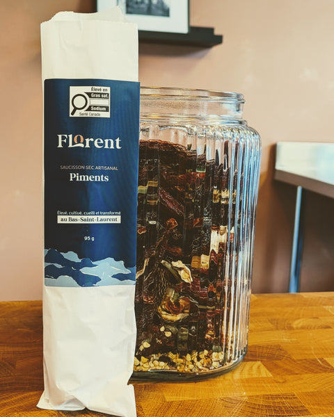 Saucisson sec artisanal - Piments