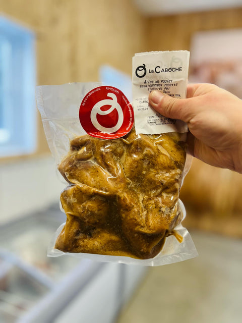 Ailes de poulet Miel x Cari