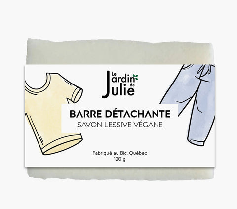 Barre détachante naturelle pour la lessive