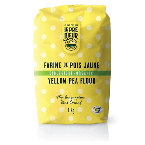 Farine de pois jaune bio