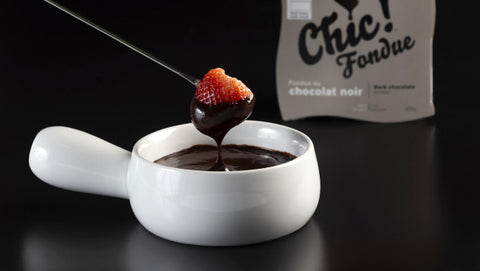 Fondue au chocolat noir