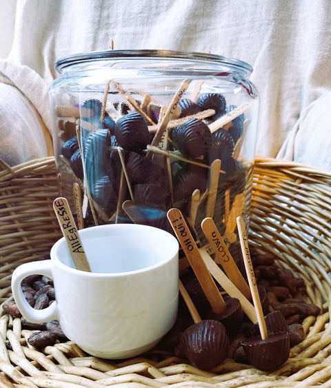 Suçons choco-chaï à faire fondre dans une boisson