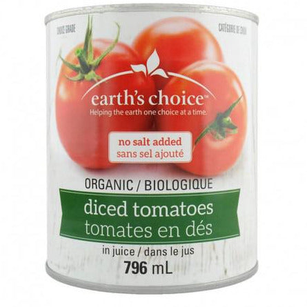 Tomates en dés sans sel ajouté bio